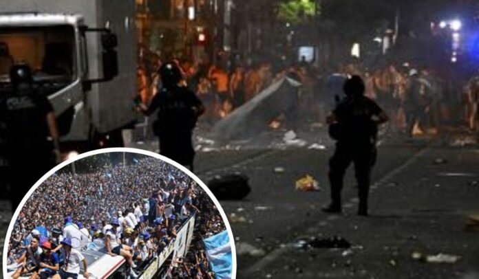 La fiesta de la Copa del Mundo de Argentina termina en caos cuando un fanático muere