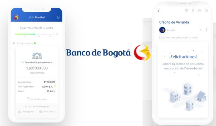 Banco de Bogotá te aprueba créditos de vivienda en 5 minutos