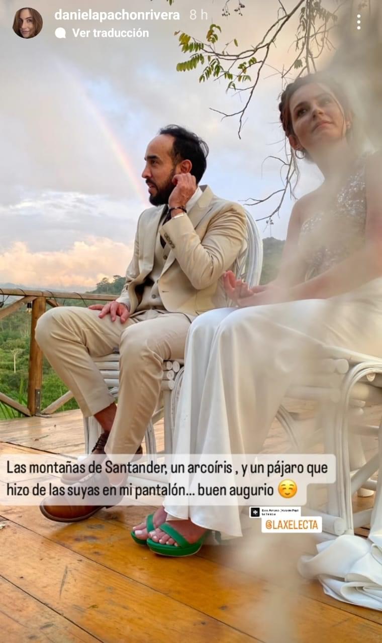 La felicidad de Daniela Pachón en su matrimonio