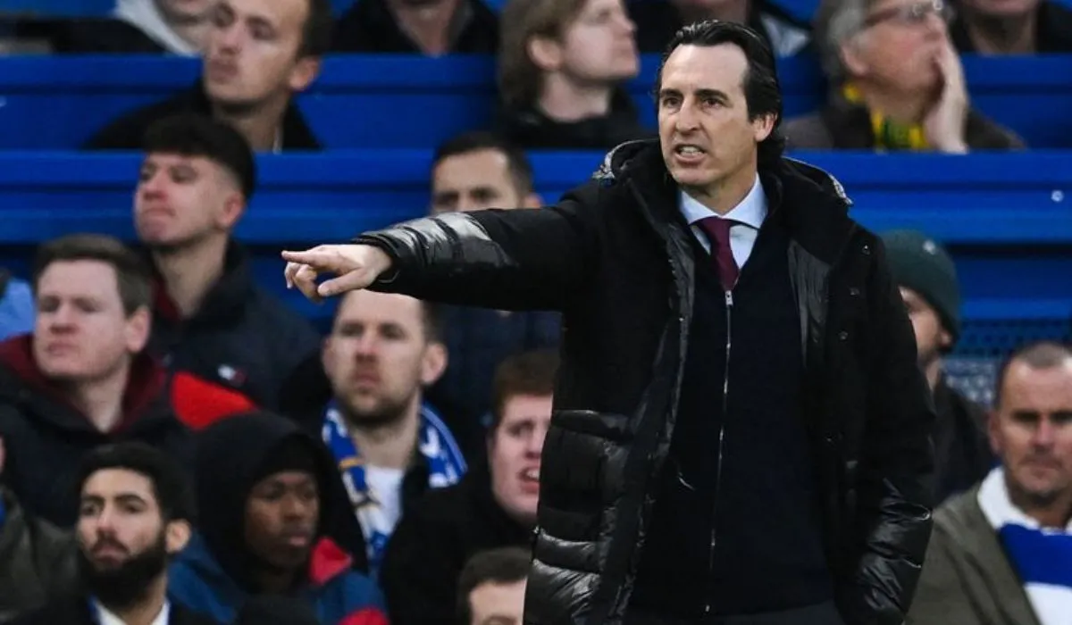 El entrenador de Aston Villa, Unai Emery