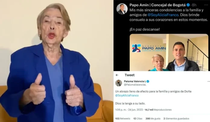 Alicia Franco está vivita y coleando Alicia Franco está vivita y coleando