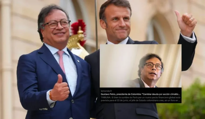 El presidente Petro es exaltado por la prensa de Francia