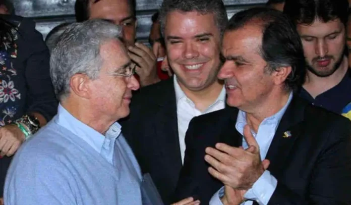 Álvaro Uribe, Iván Duque y Óscar Iván Zuluaga