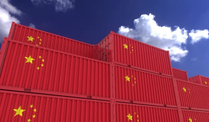 Caída en las exportaciones de China