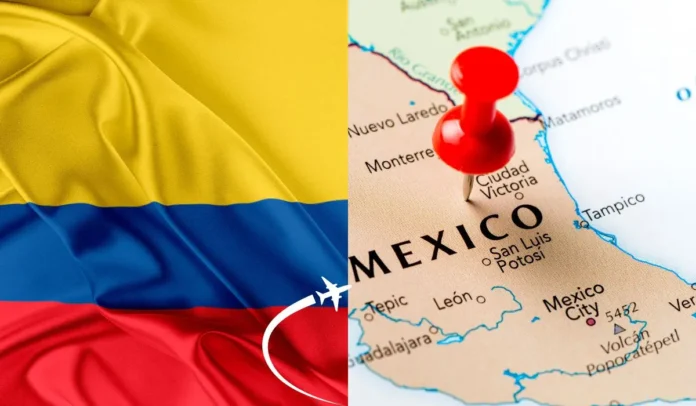 Viajes de colombianos a México cayó en el primer semestre de 2023