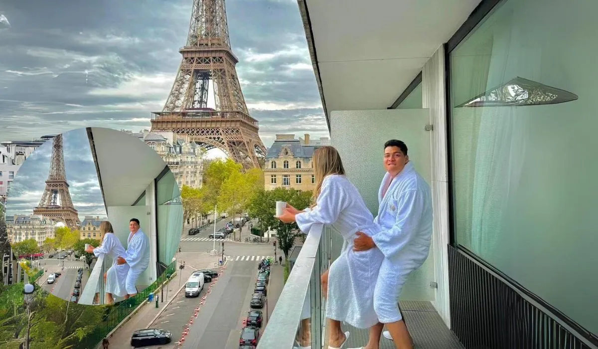 El ordinario Rafa Pérez se tomó foto bochornosa frente a la Torre Eiffel