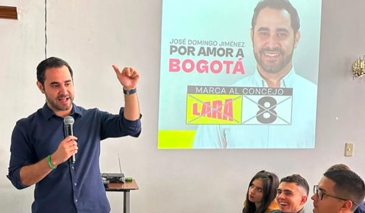 José Domingo Jiménez, candidato al Concejo de Bogotá