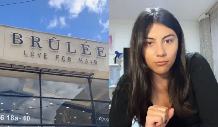 La joven, quien dio a conocer el caso en sus redes sociales, aseguró que nunca volvería a la peluquería.