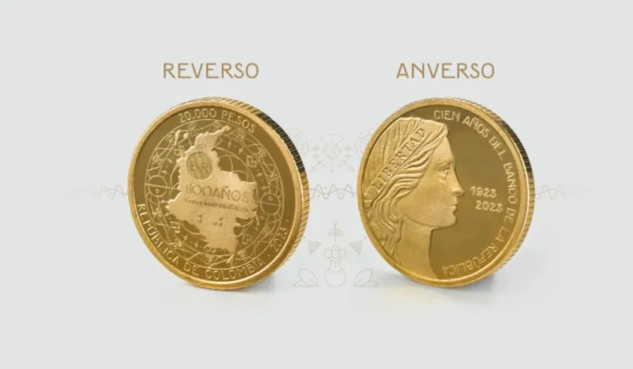 Moneda conmemorativa 100 años del Banco de la República