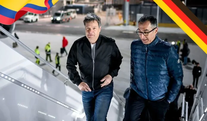 El ministro federal de Agricultura, Cem Özdemir, y el ministro federal de Economía, Robert Habeck viajaron a Colombia en 2023