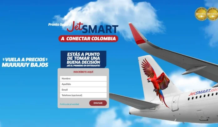 JetSmart llegó a Colombia