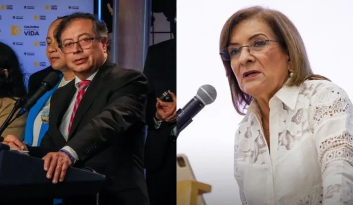 El presidente Petro le pidió mesura a Margarita Cabello.