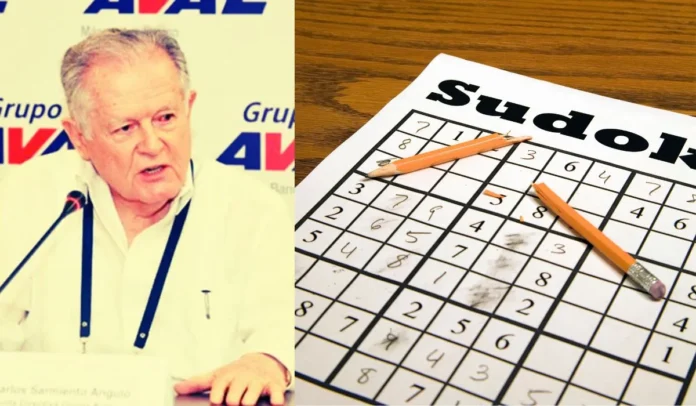 Luis Carlos Sarmiento Angulo juega todos los días Sudoku para conservar su memoria