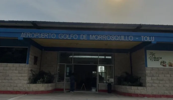 Aeropuerto golfo de Morrosquillo, en Santiago de Tolú.