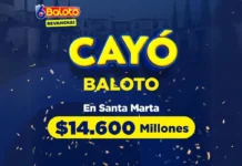 Cayó en Santa Marta el Baloto, se ganó $14.600 millones Cayó en Santa Marta el Baloto
