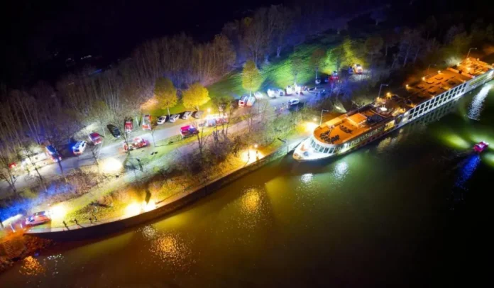 Un crucero búlgaro se estrelló por la noche contra un muro de hormigón en la zona de esclusas de Aschach an der Donau