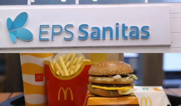 Comparan patrimonio de EPS Sanitas con McDonald’s