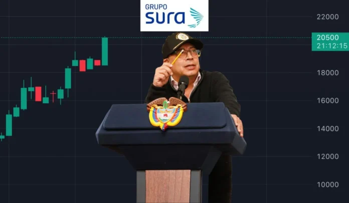 Grupo Sura se beneficia de las decisiones del presidente Petro