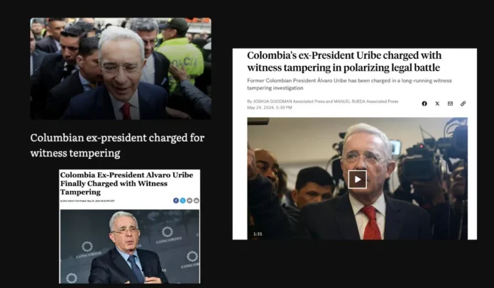 Álvaro Uribe es portada en la prensa internacional