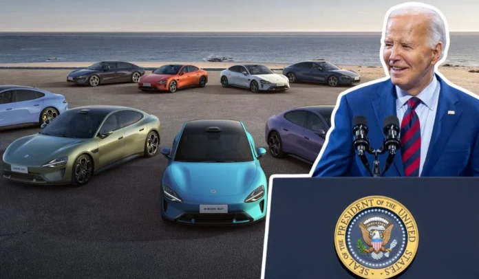 Joe Biden, quiere proteger la atribulada industria de vehículos eléctricos de Estados Unidos de los vehículos eléctricos chinos más baratos