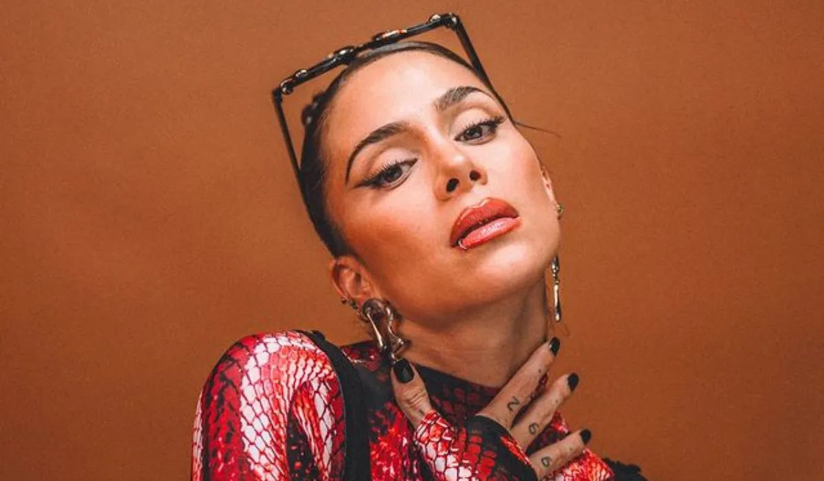 La cantante Greeicy Rendón en una entrevista para el podcast ‘Sin Sostén’.