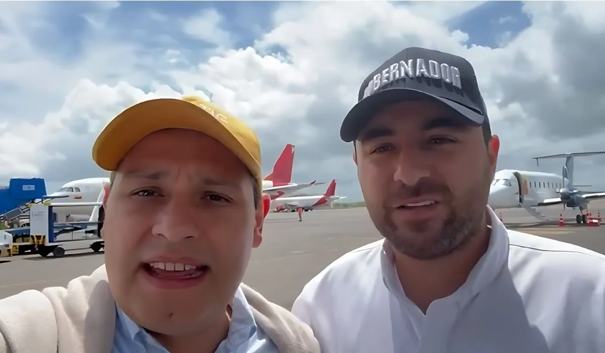 Nueva ruta aérea y proyecto de Ciudad Inteligente para Mompox – Mauricio Lizcano (MinTIC) y Yamil Arana, gobernador de Bolívar.