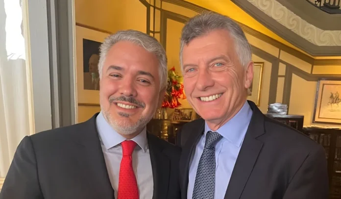 Mauricio Macri e Iván Duque