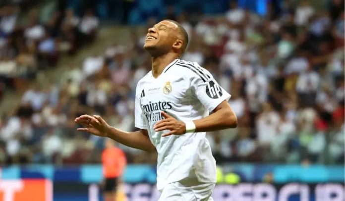 Kylian Mbappé marcó en su debut con el Real Madrid