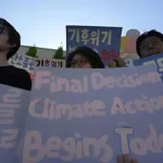 Decenas de miles de manifestantes salieron a las calles en Seúl, Corea del Sur