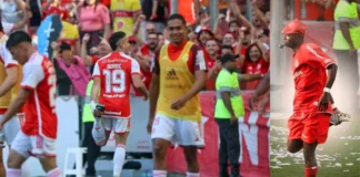 Rafael Santos Borré homenajeó a Wason Rentería en Internacional Borré homenajeó a Rentería con un gol en el Gre-Nal