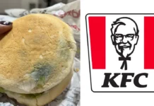 Mujer enojada con restaurante KFC por hamburguesa con moho en el pan Cliente denuncia a KFC por moho en su hamburguesa
