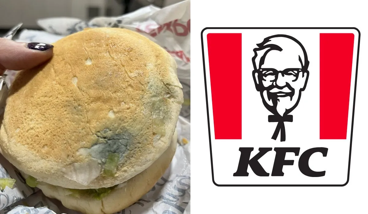 Cliente denuncia a KFC por moho en su hamburguesa