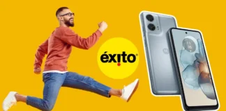Éxito se volvió loco, Motorola G24 de 256GB en menos de 500 mil pesos Éxito con celulares en menos de $500 mil pesos