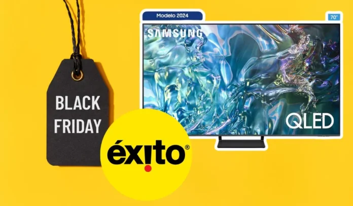 Televisor Samsung de 70 pulgadas con un 50% de descuento