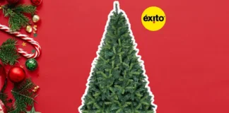 Almacenes Éxito ofrece espectacular árbol de Navidad de 180 cm con gran descuento