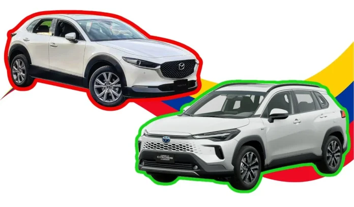 Mazda CX-30 y Toyota Corolla Cross Mazda CX-30 y Toyota Corolla Cross