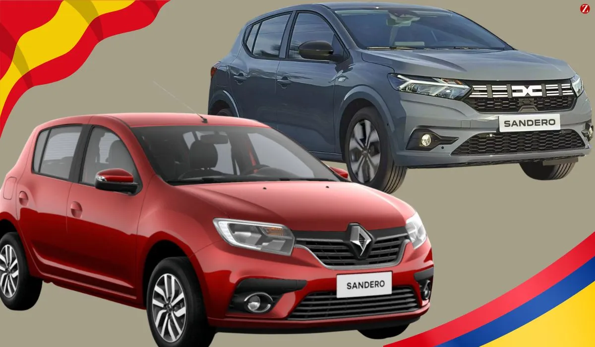 Renault Sandero, las diferencias entre Colombia y España