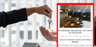 Arriendos en Medellín superan los 50 millones de pesos mensuales Arriendos demasiado costosos.