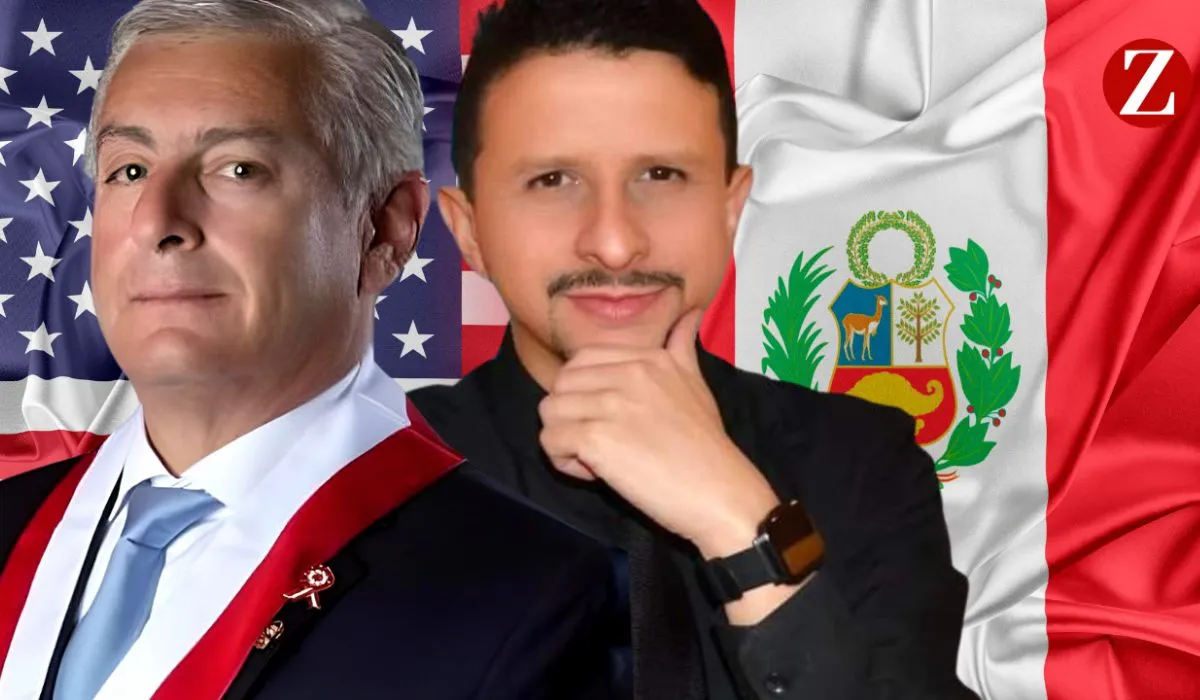Daniel Mejía con Juan Carlos Lizarzaburú