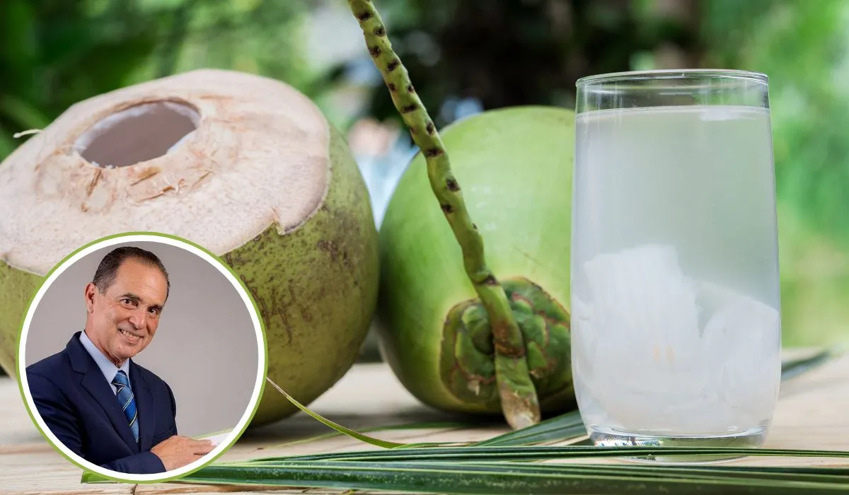 El agua de coco la bebida más saludable del mundo