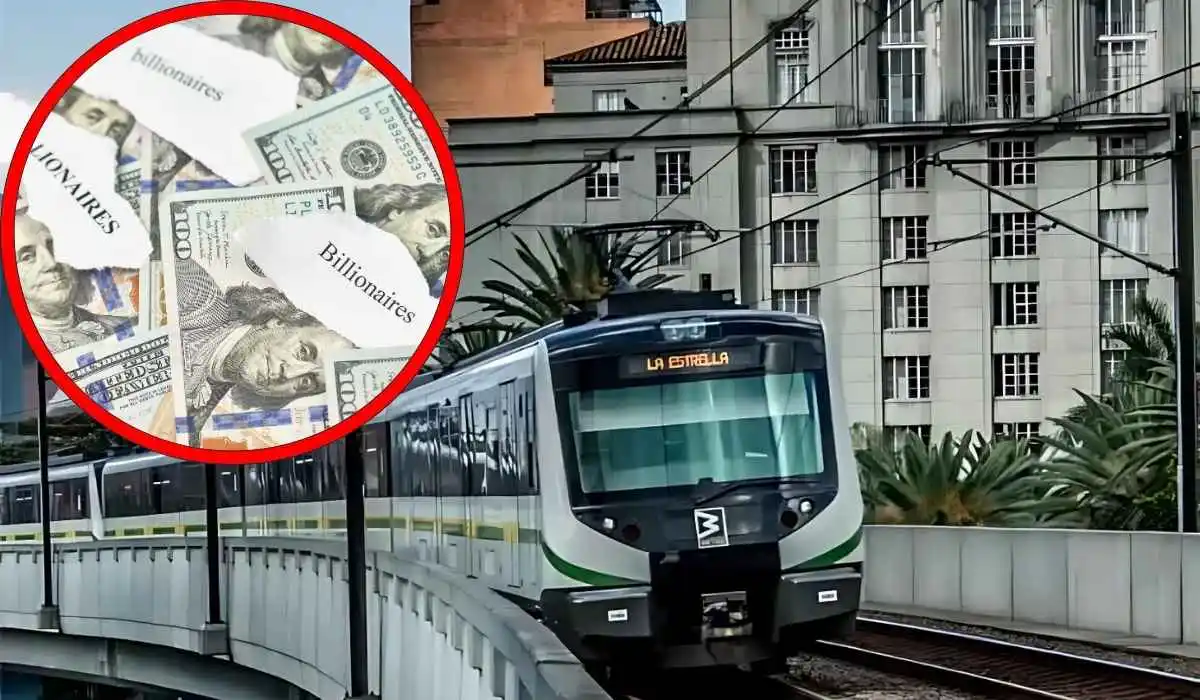 Multimillonario paisa usa el metro como medio de transporte.