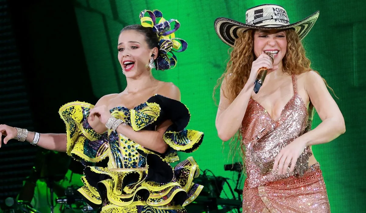 Shakira junto a la reina del Carnaval de Barranquilla