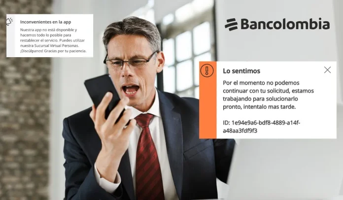 Caída de Bancolombia en marzo de 2025