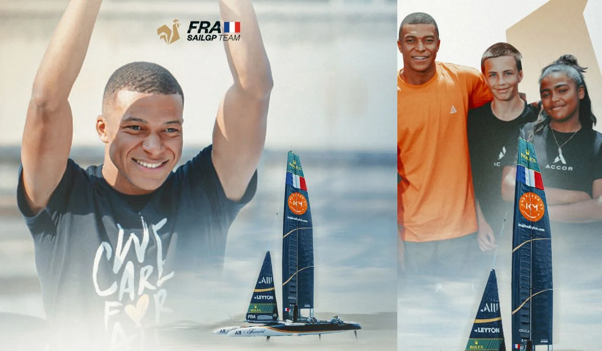 La empresa de inversión de Mbappé se convierte en accionista del equipo francés en la competición de vela más rápida del mundo