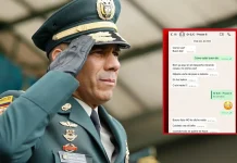 El general uribista Eduardo Zapateiro estuvo detrás de la esposa de un coronel Los chats revelan solicitudes explícitas dirigidas a la esposa del coronel José Luis Esparza.