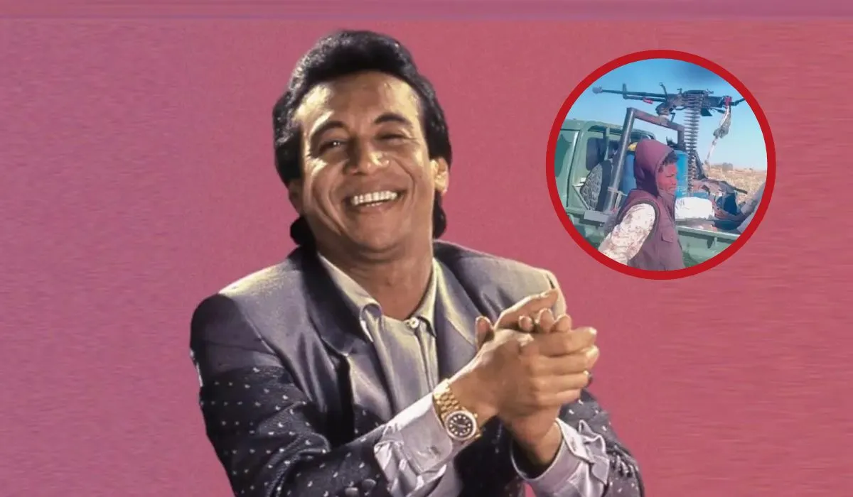 Mercenarios colombianos en la guerra civil de Sudán escuchan música de Diomedes Díaz.