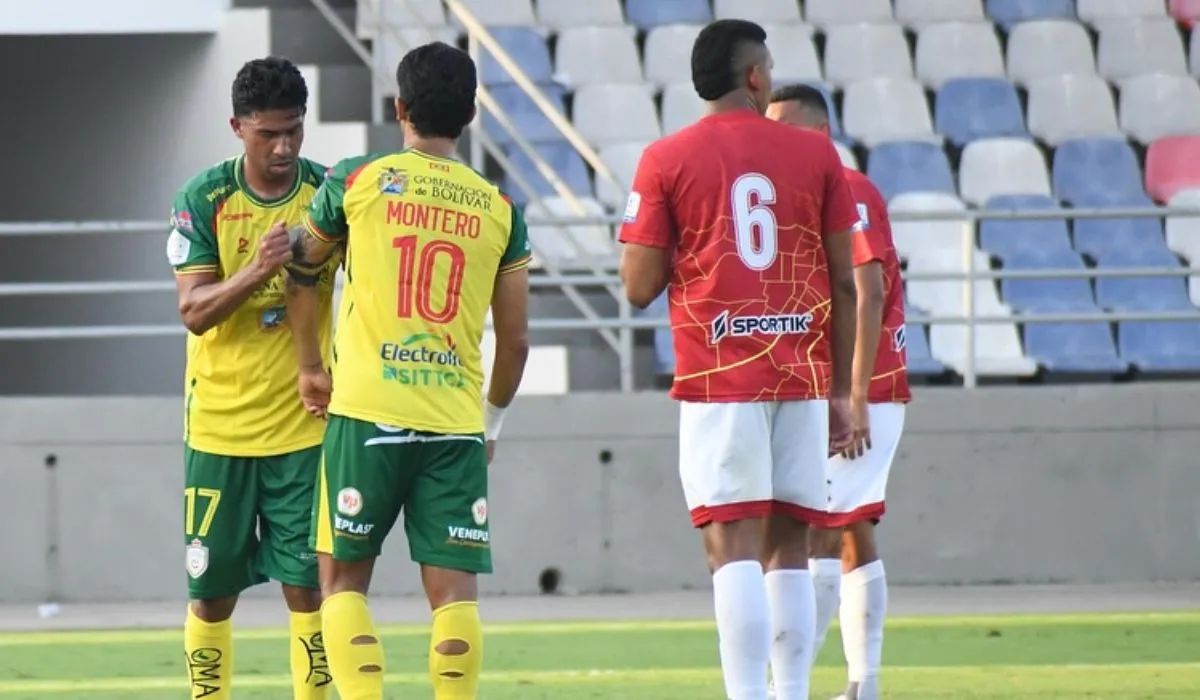 Real Cartagena en su visita a Barranquilla