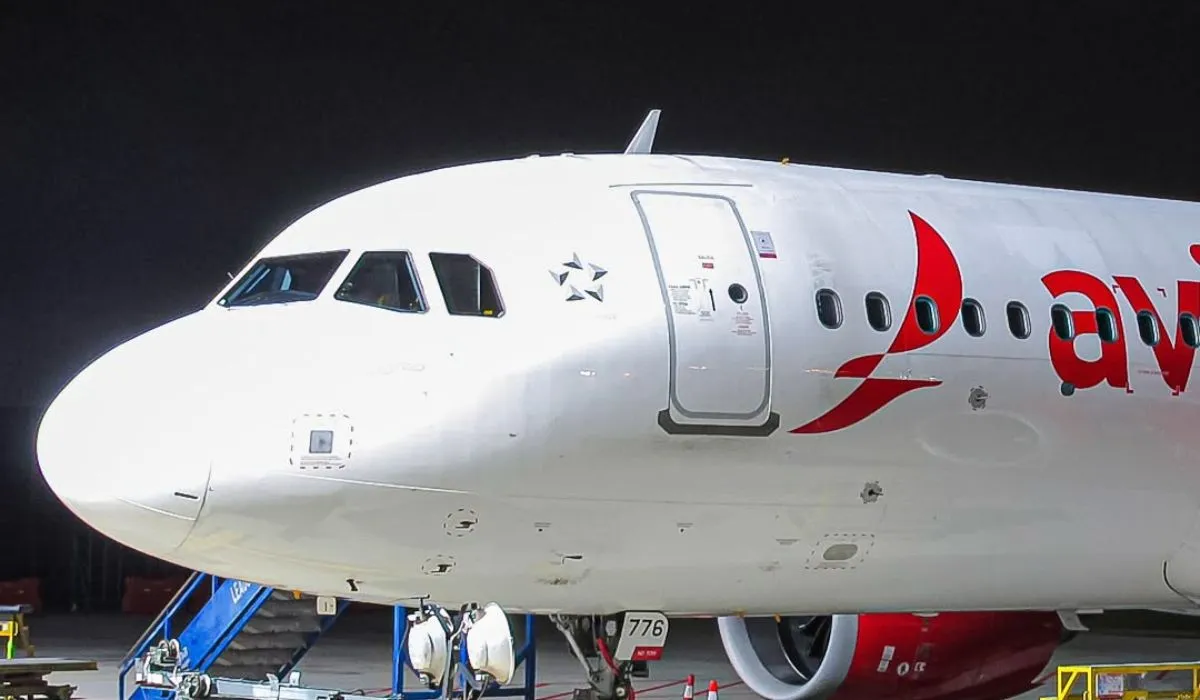 Avión de la aerolínea Avianca Airbus A320