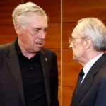 Carlo Ancelotti y Florentino Pérez