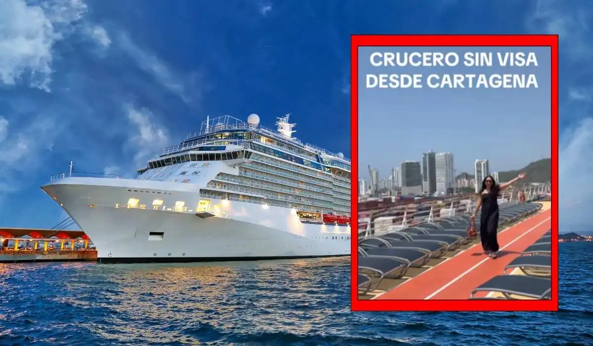 Crucero saliendo desde Cartagena.